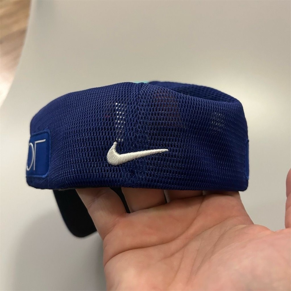 Nike Hat Cap Flex Fit‎ Blue Vapor RZN Golf Tour Legacy Mesh Flexfit - Picture 5 of 7
